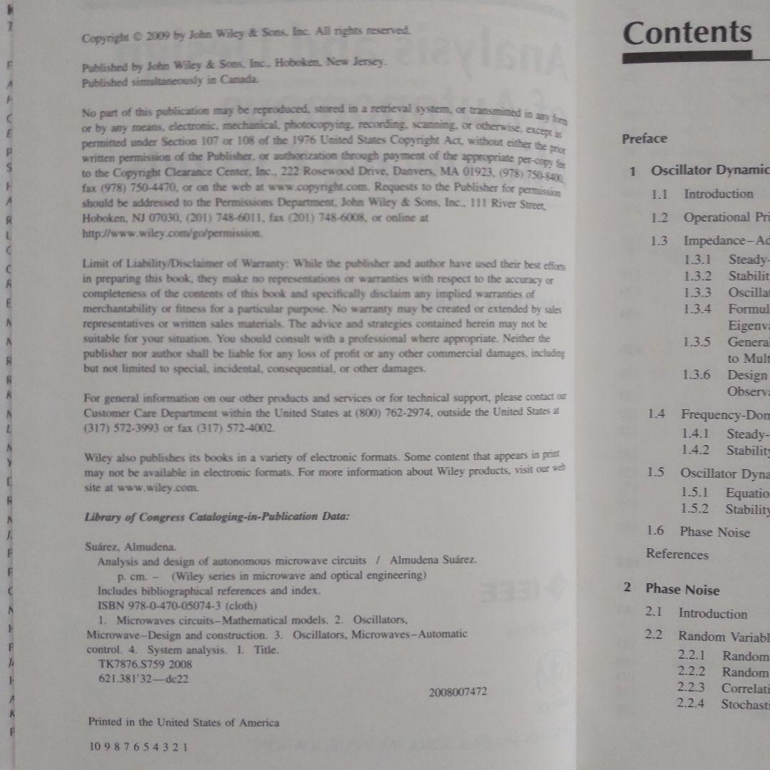 洋書 Autonomous Microwave Circuits