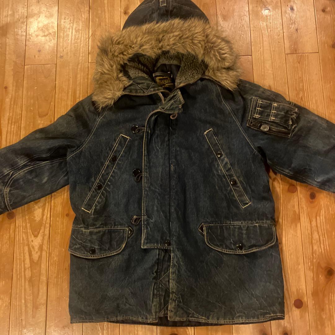 BEAMS別注 デニムN-3B バズリクソンズコラボ　M