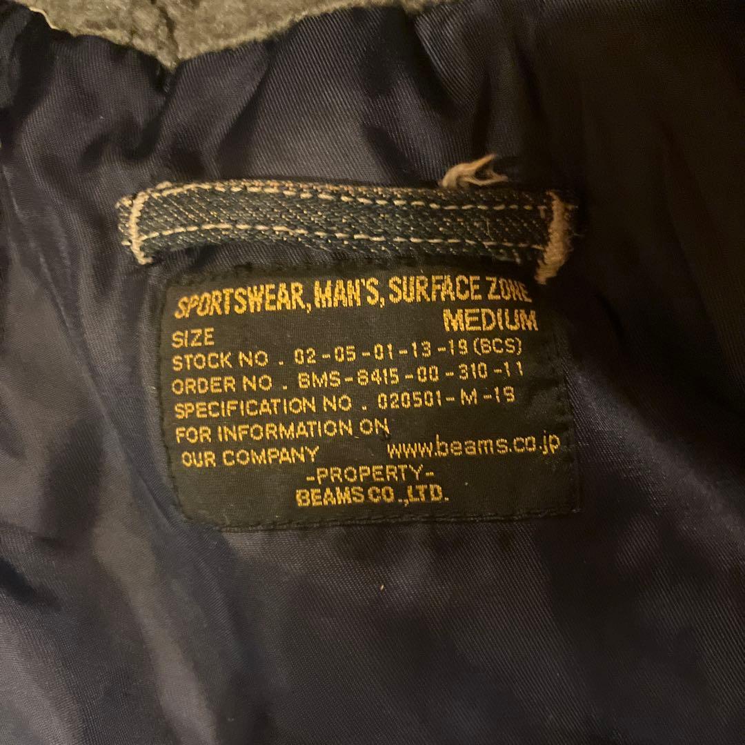 BEAMS別注 デニムN-3B バズリクソンズコラボ　M