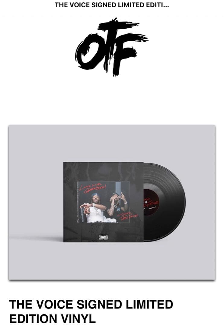 ［２枚セット売り】リルダーク 【7220】【The Voice】アナログレコード