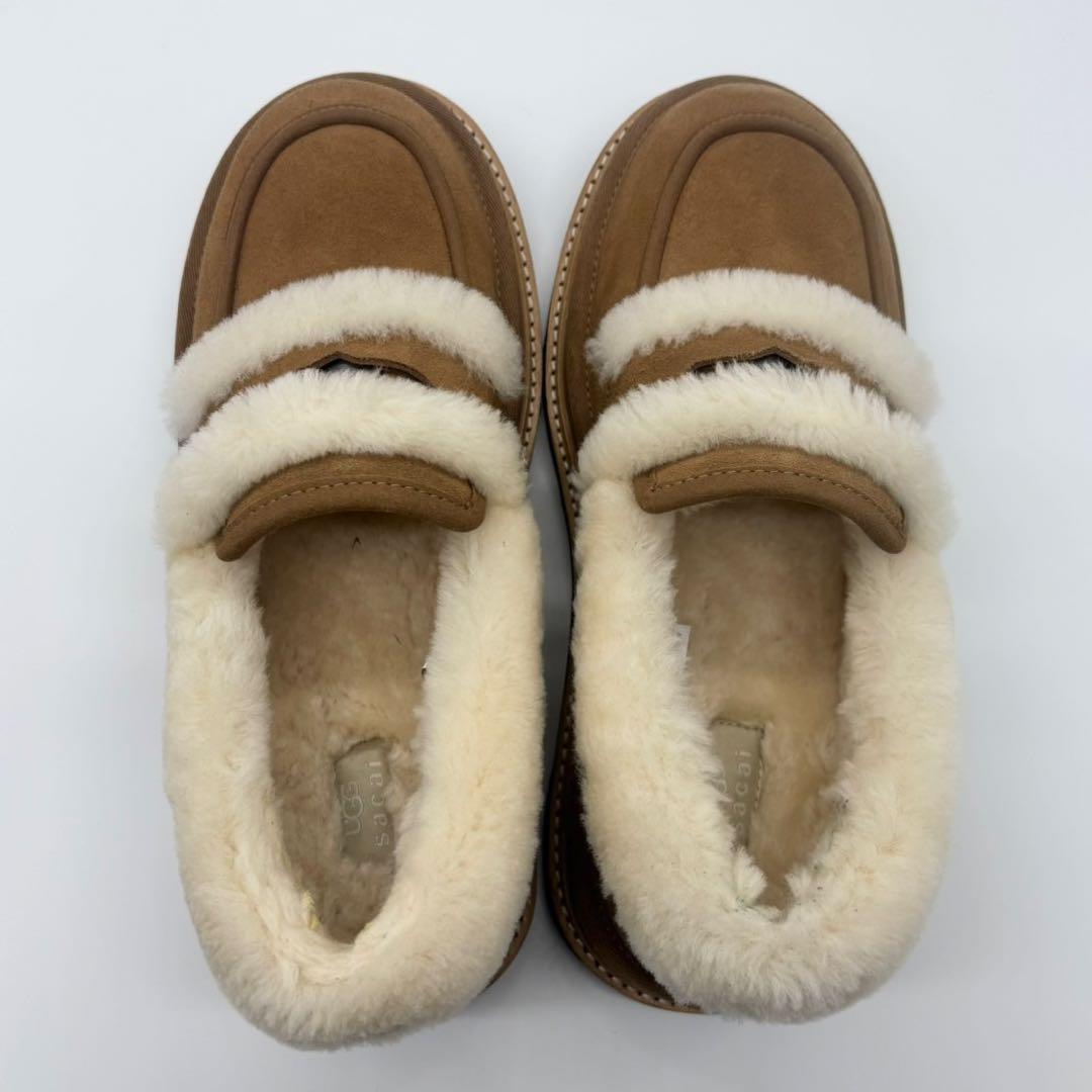 極美品 UGG sacai コラボ Loafer ローファー CAMEL 27