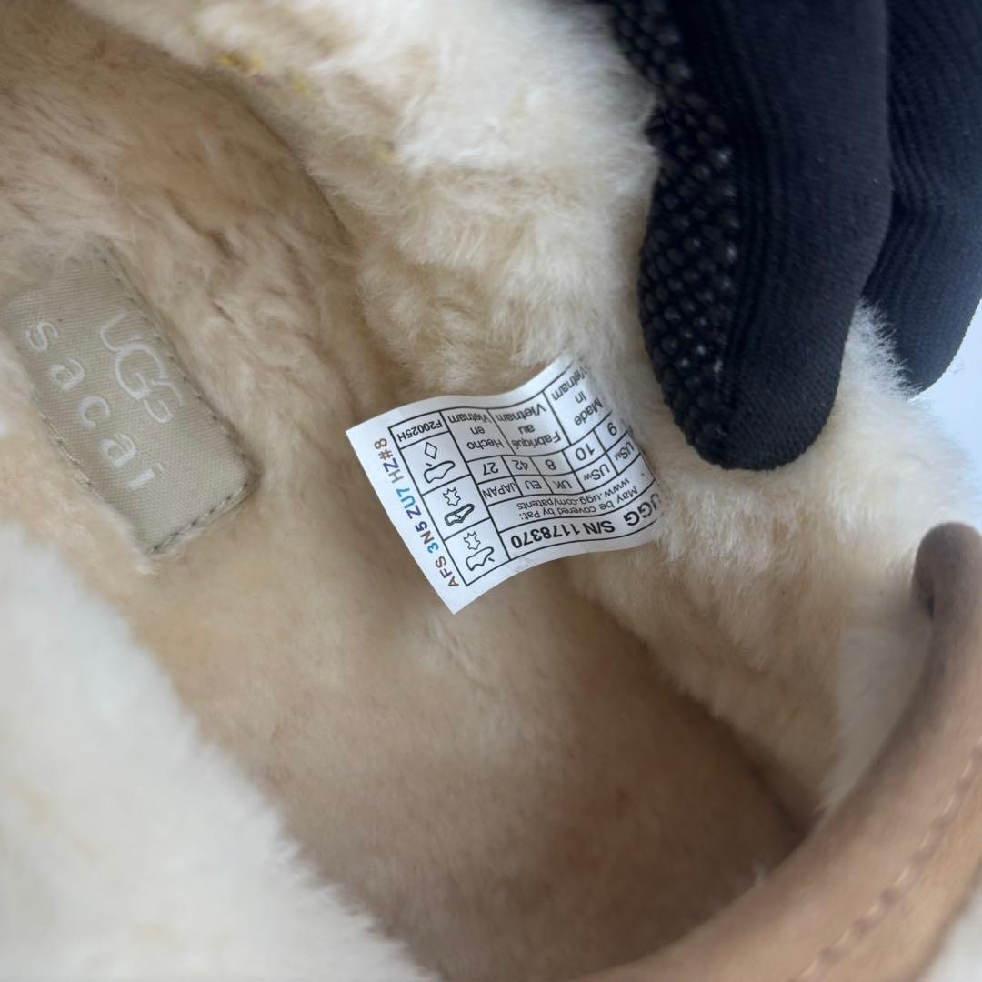 極美品 UGG sacai コラボ Loafer ローファー CAMEL 27
