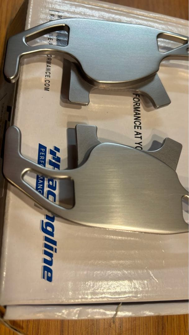 RacingLine製 VW DSG パドルシフター　チタンシルバー