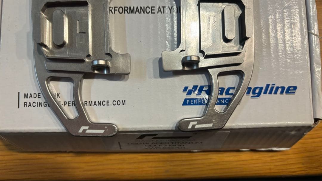 RacingLine製 VW DSG パドルシフター　チタンシルバー