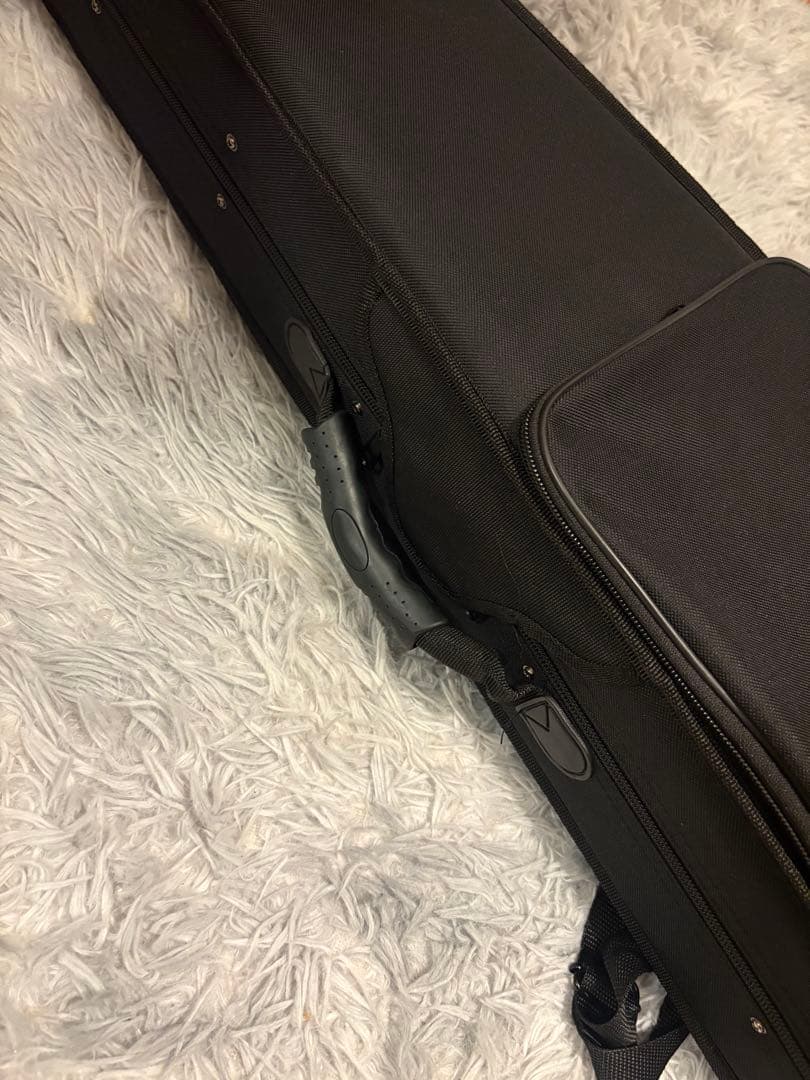 カルロジョルダーノ エレキバイオリン ケース弓付き　cv-210e 顎当てなし