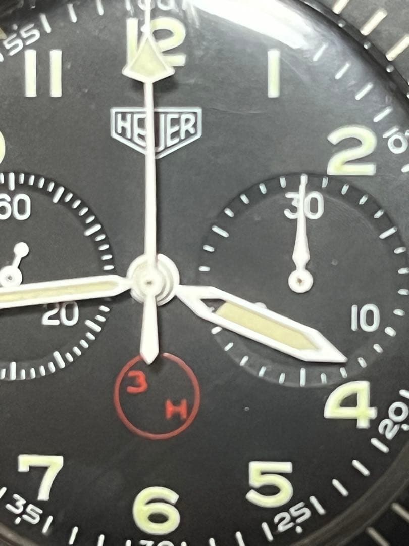 y*n様 ホイヤーHEUER 3H BUNDESWEHR REF.1550SG