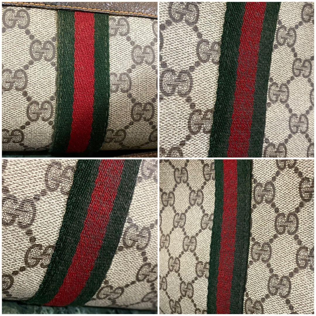 希少 80'S OLD GUCCI シェリーライン ショルダーバッグ GG