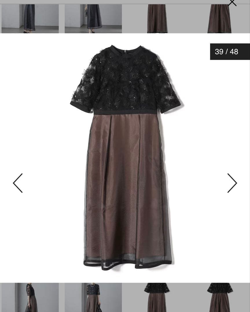 【値下げ】SHIPS kaene パーティードレス