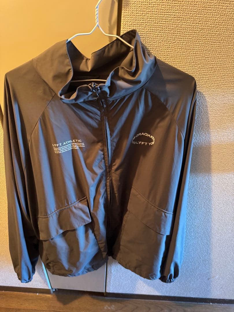 LYFTナイロンジップジャケット ダークグレー