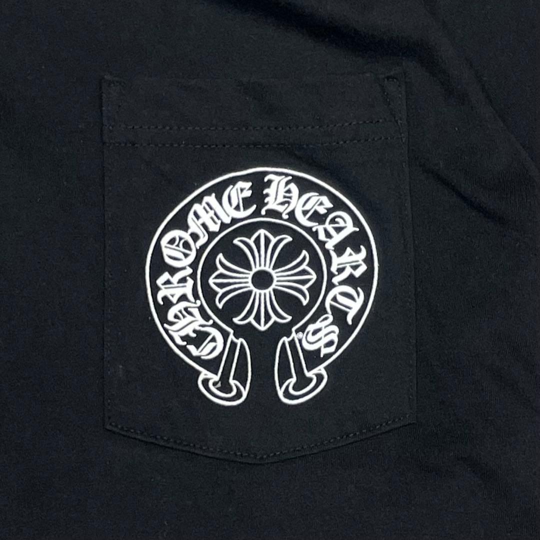 美品 Chrome Hearts クロムハーツ ホースシュー Tシャツ ブラック