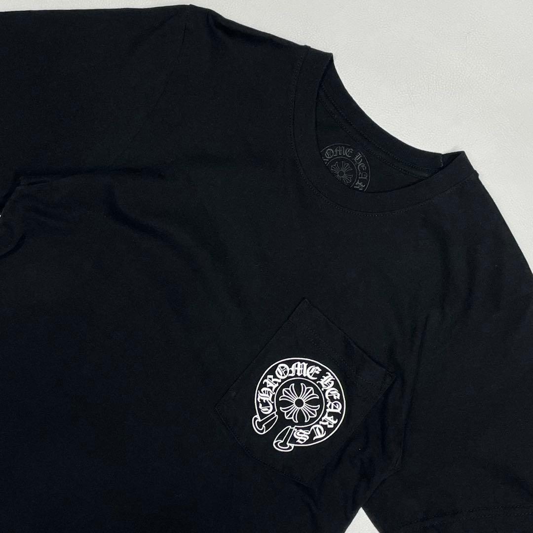 美品 Chrome Hearts クロムハーツ ホースシュー Tシャツ ブラック
