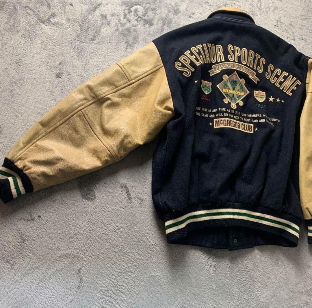 マクレガー　McGREGOR スタジャン　袖レザー　ヴィンテージ