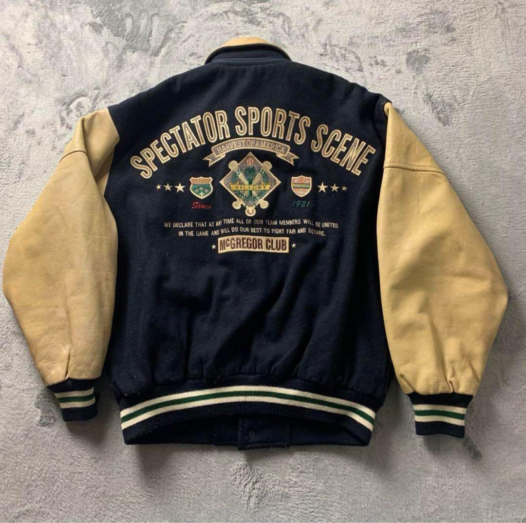 マクレガー　McGREGOR スタジャン　袖レザー　ヴィンテージ