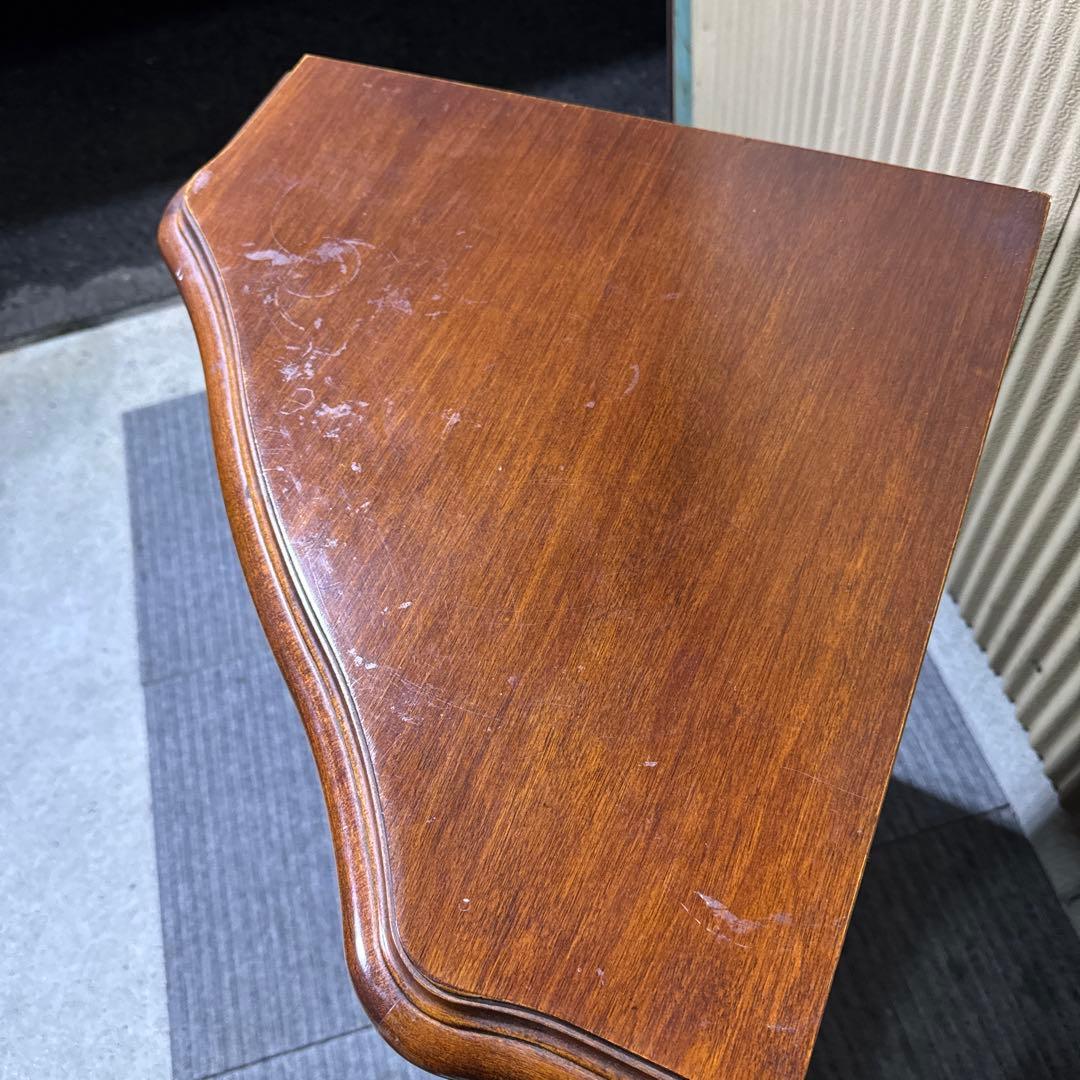 イタリア製　コーナーコンソール　キャビネット　アンティーク