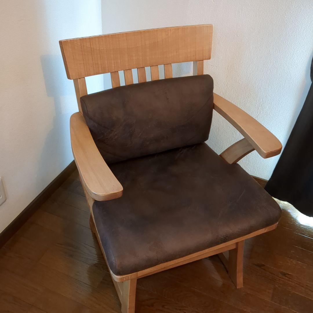 ダイニング アームチェア 木製　１脚