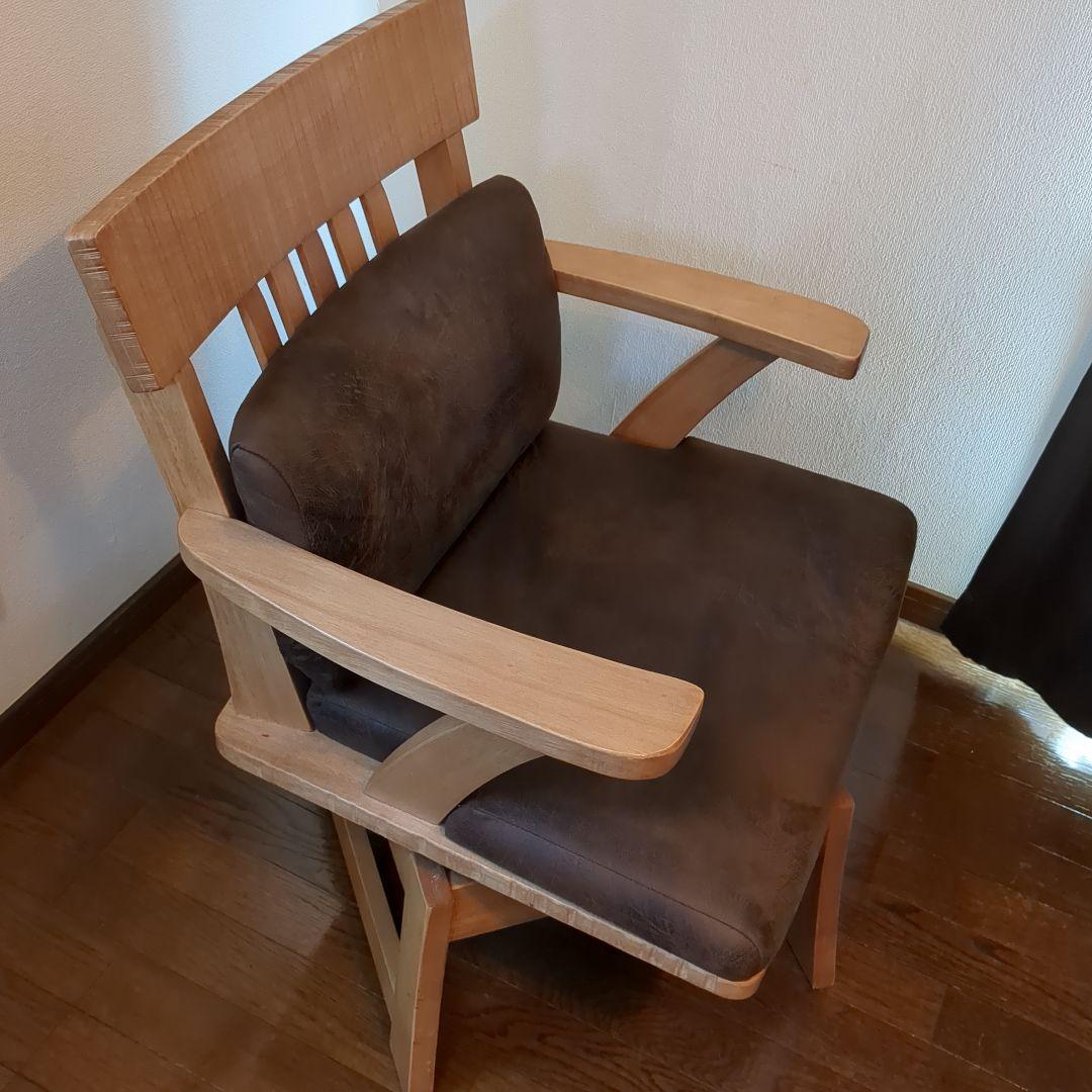 ダイニング アームチェア 木製　１脚