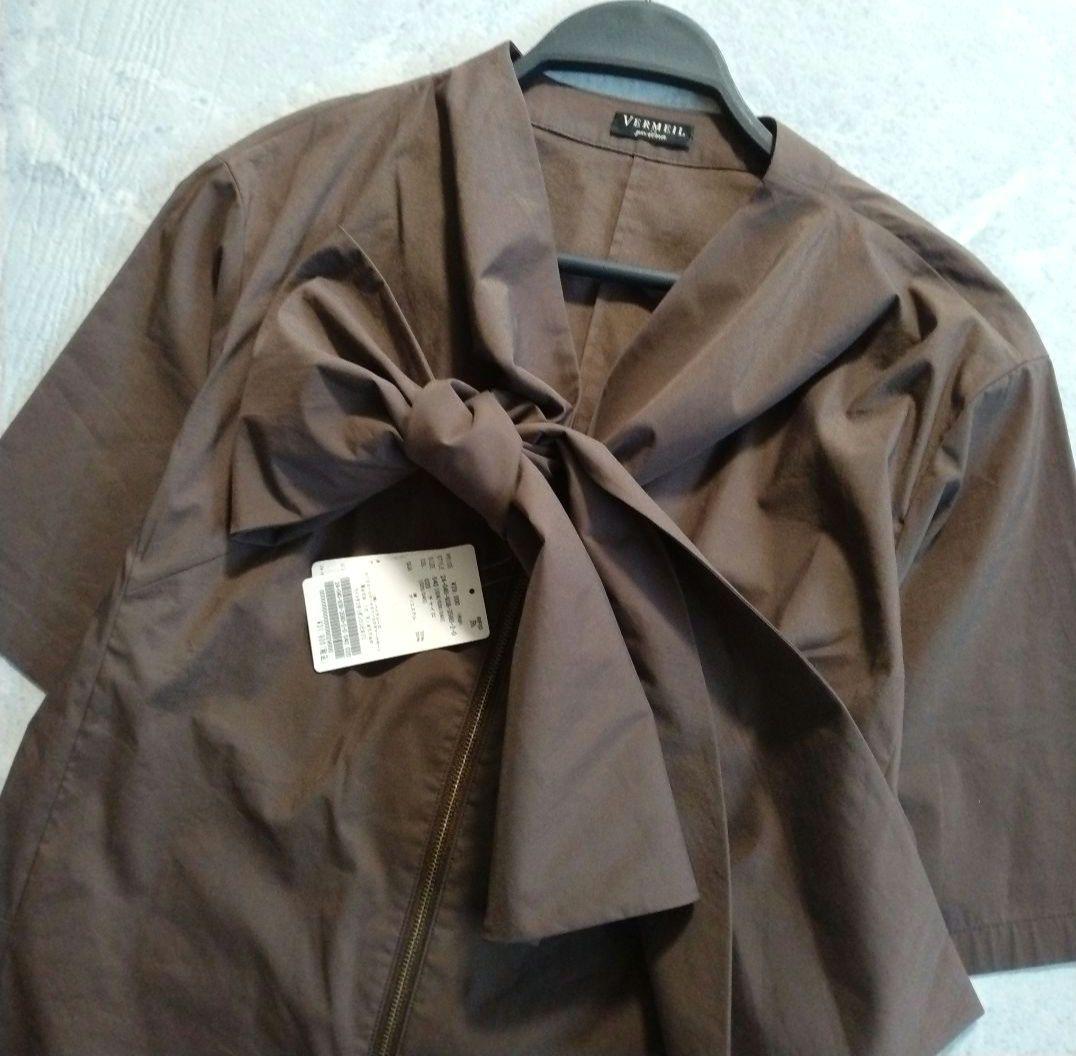 ヴェルメイユパーイエナ　未使用 2024 40 ライトタフタリボン コンビネゾン