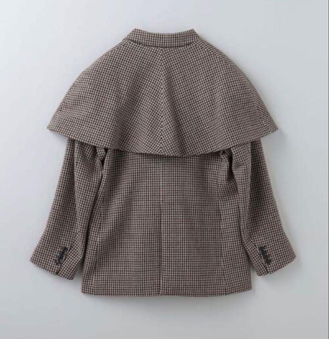 極美品　roku 6 ケープジャケット テーラードジャケット 2way