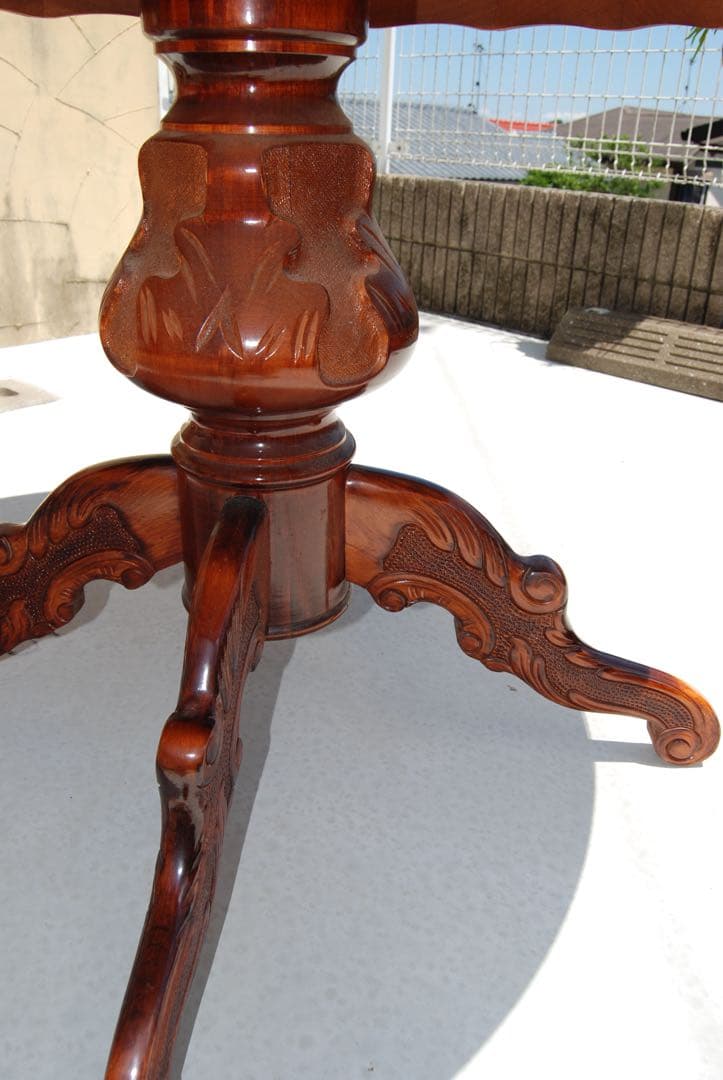 ※summersale※イタリア　アンティーク象嵌テーブル