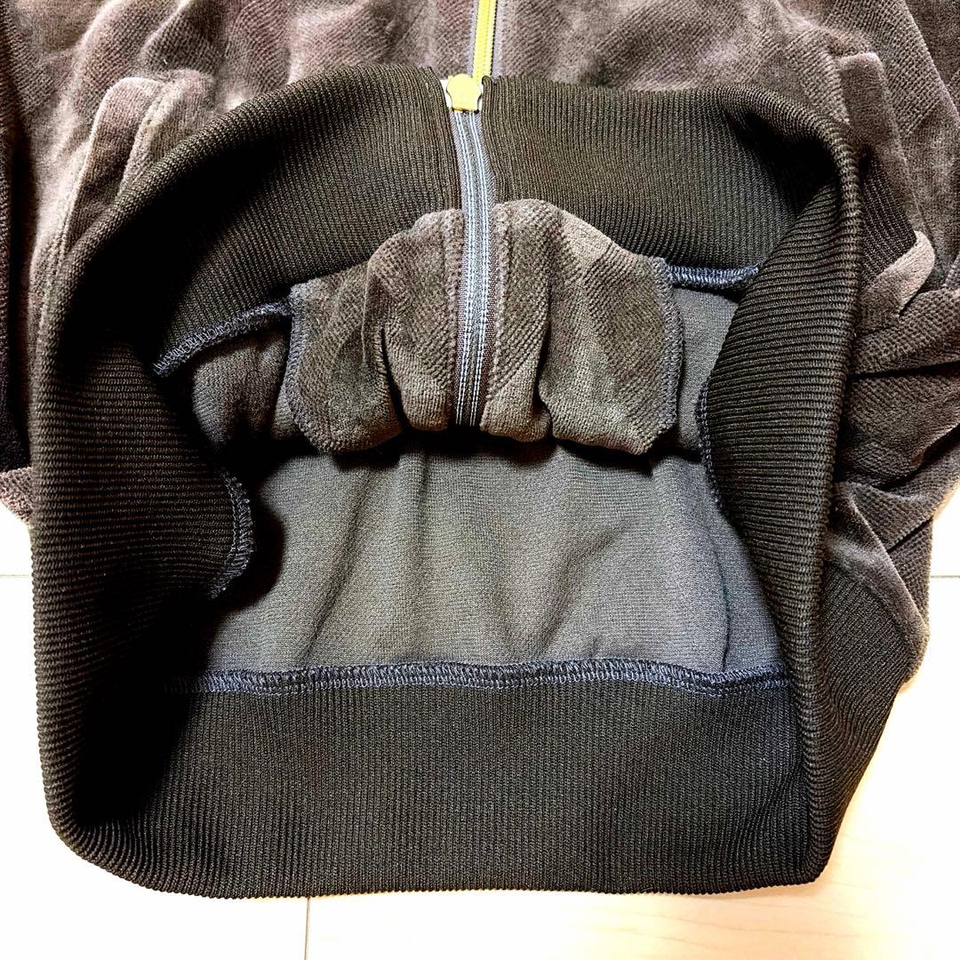 【希少】フレッドペリー トラックジャケット ベロア アーガイル ゴールド刺繍 M