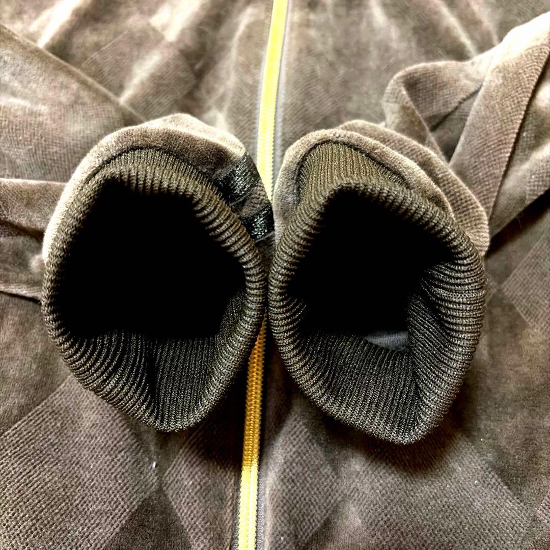 【希少】フレッドペリー トラックジャケット ベロア アーガイル ゴールド刺繍 M