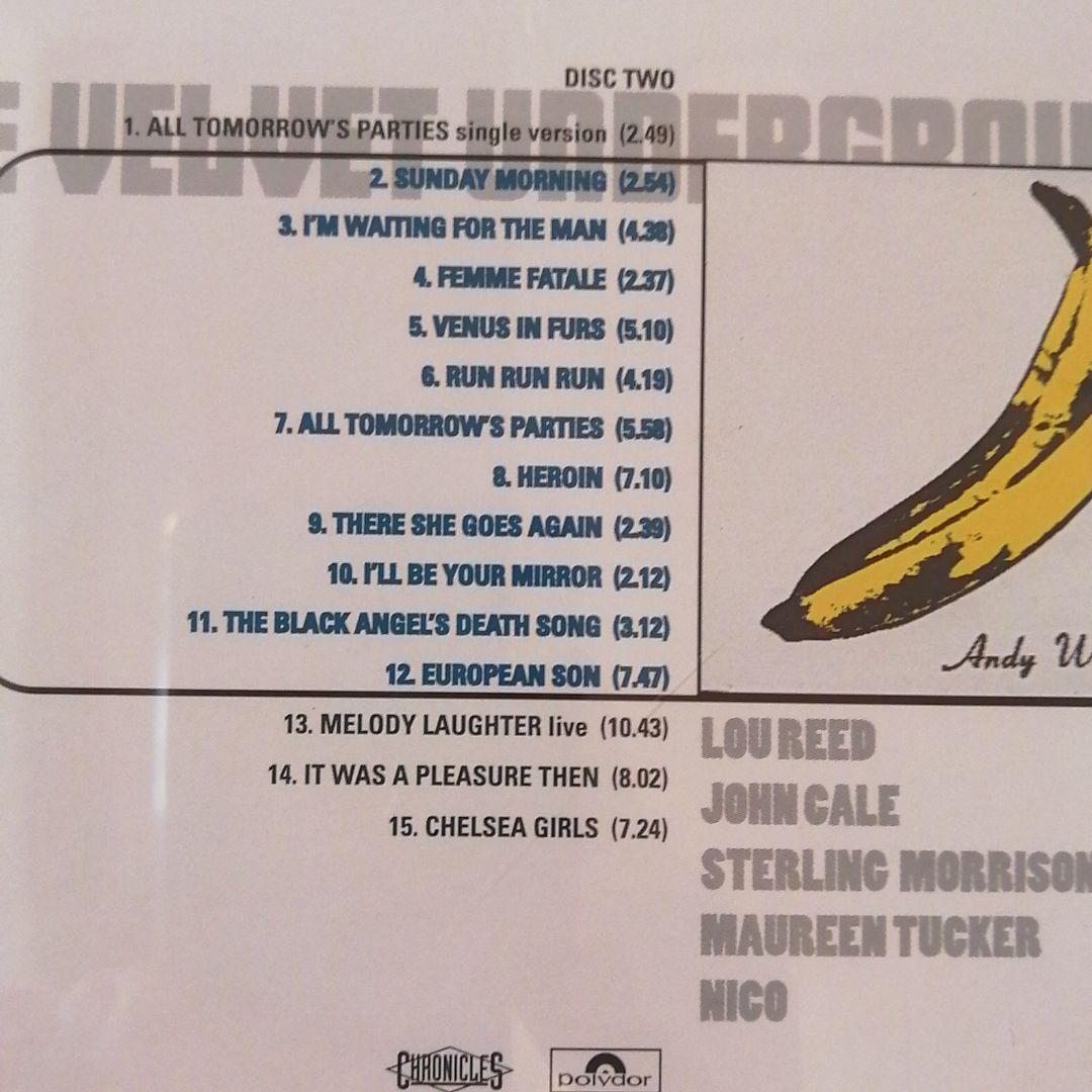 THE VELVETUNDERGROUND　PEEL SLOWLYANDSEE