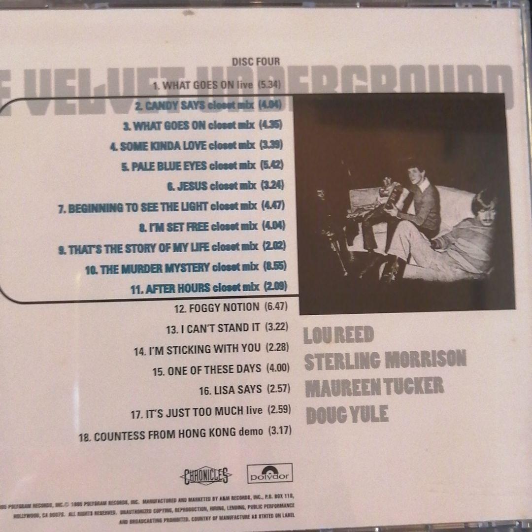 THE VELVETUNDERGROUND　PEEL SLOWLYANDSEE