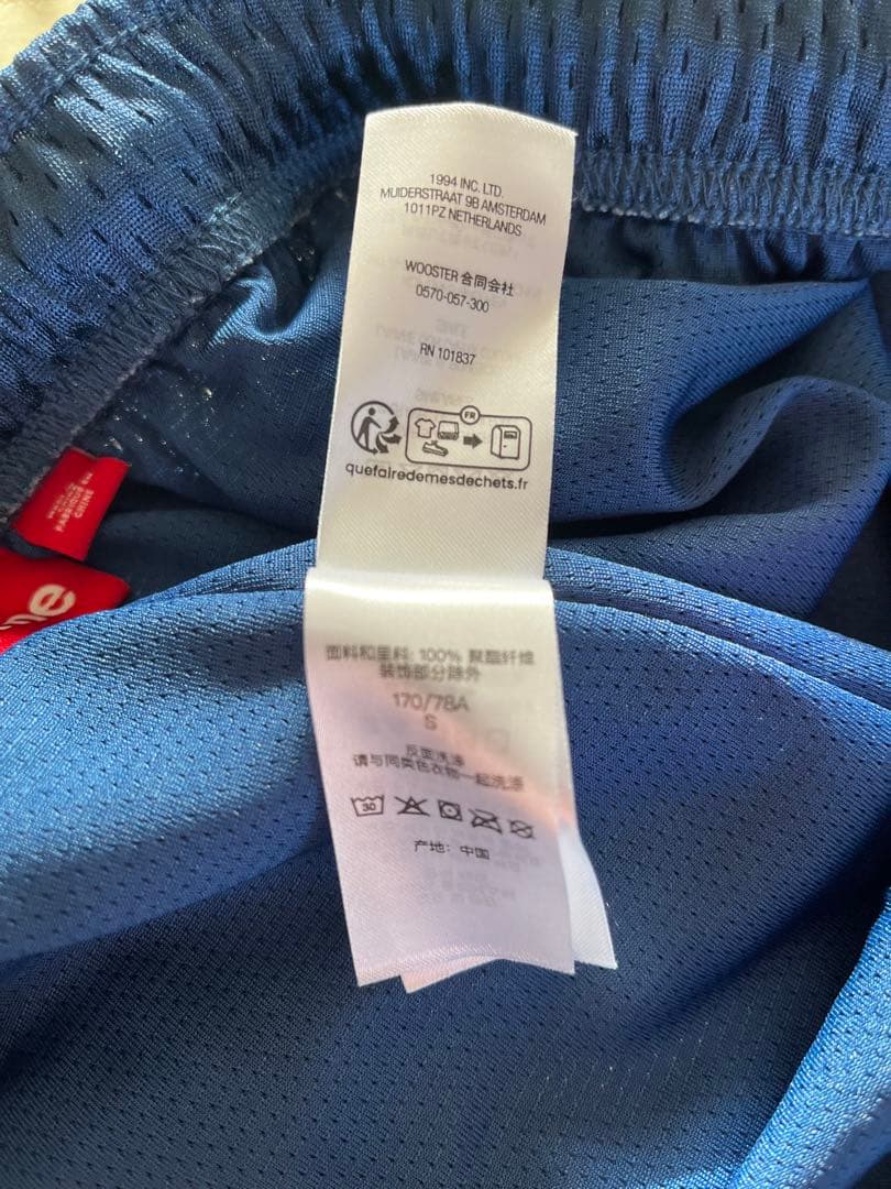 Supreme 24sネイビー ロゴショート　パンツ