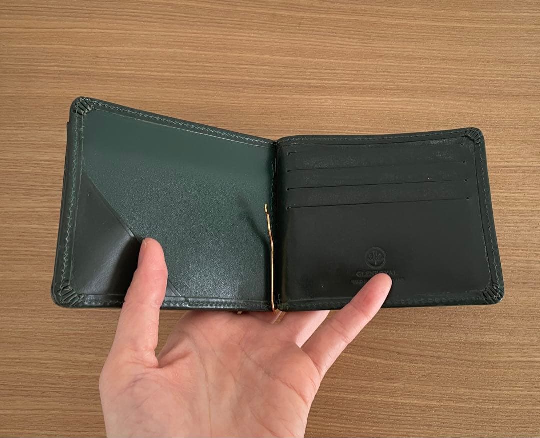 【GLEN（グレンロイヤル）】マネークリップ(小銭入れ付)