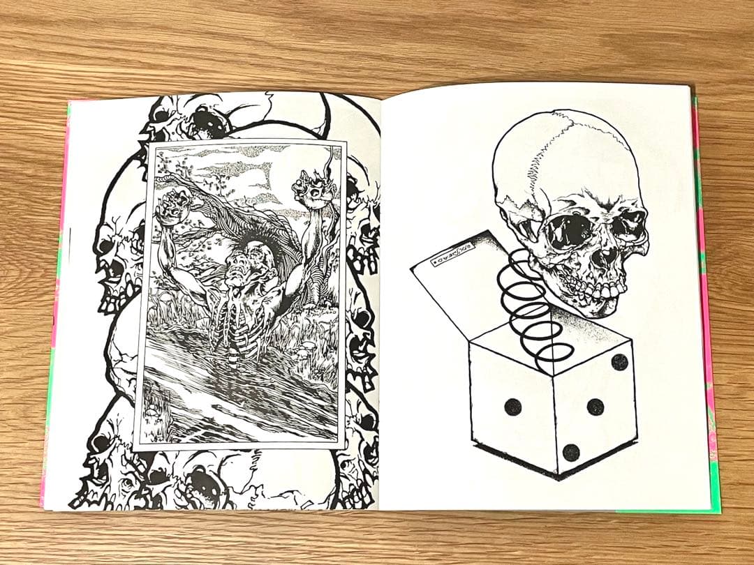 PUSHEADパスヘッドSKELETAL画集 作品集 直筆サイン入り限定997部