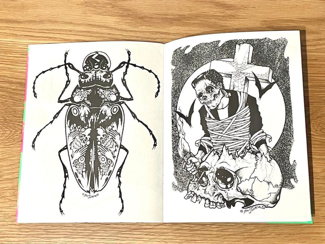 PUSHEADパスヘッドSKELETAL画集 作品集 直筆サイン入り限定997部