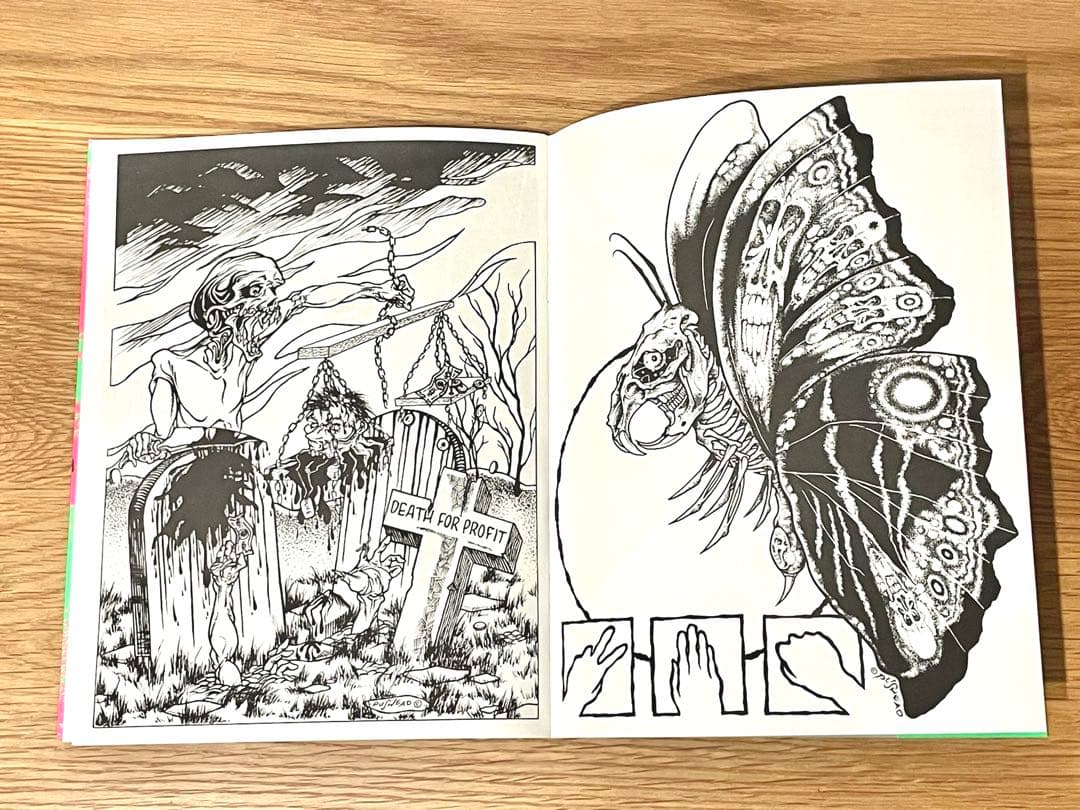 PUSHEADパスヘッドSKELETAL画集 作品集 直筆サイン入り限定997部