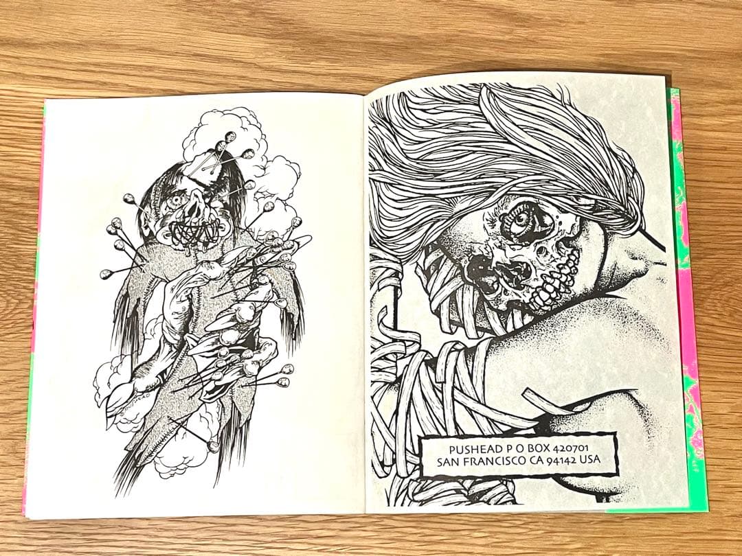 PUSHEADパスヘッドSKELETAL画集 作品集 直筆サイン入り限定997部