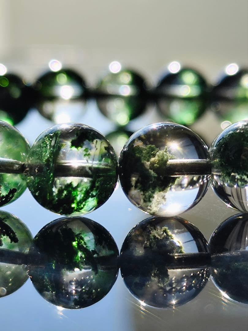 グリーンガーデンクォーツ 10ミリ K00688◆透明感◆