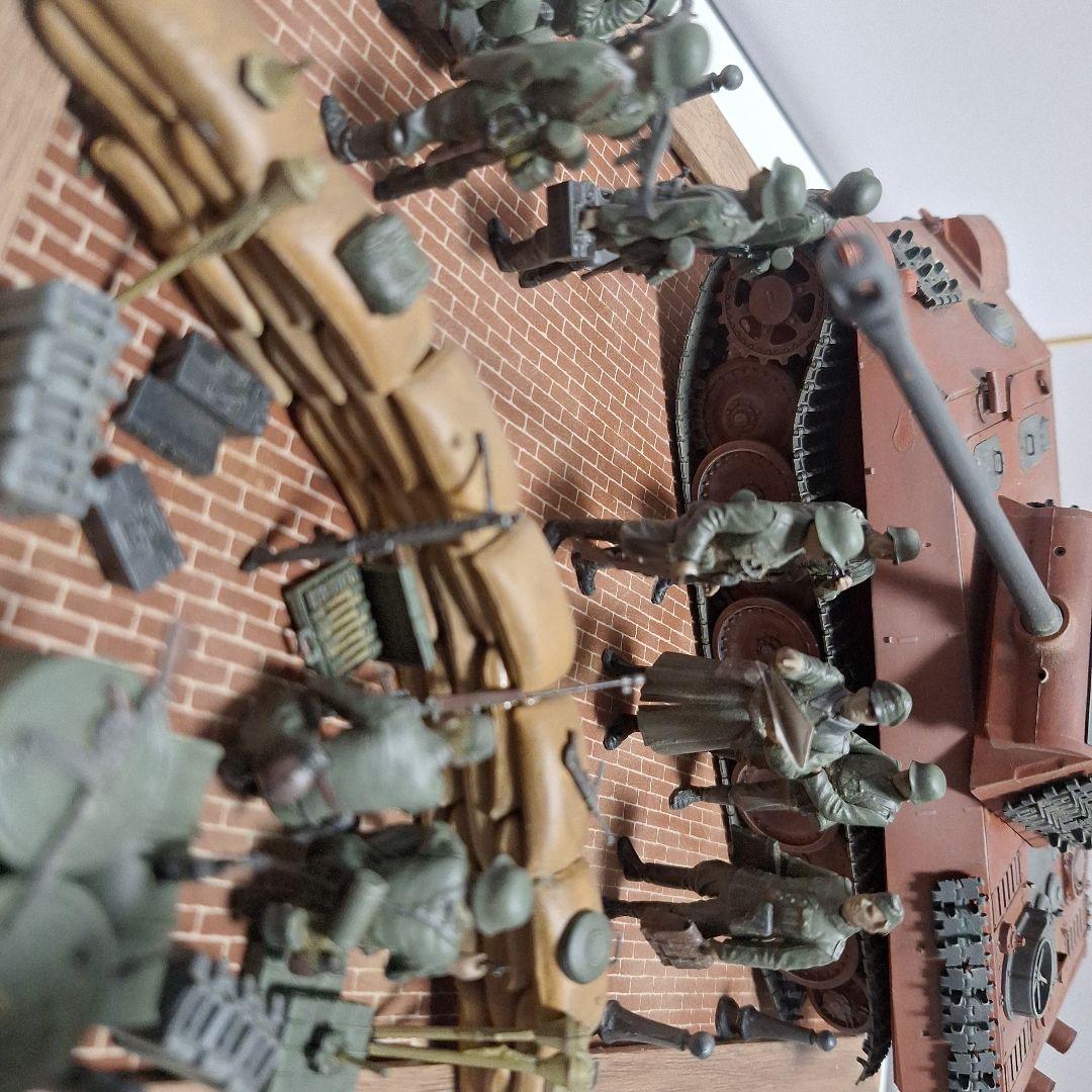ドイツ軍ミリタリープラモデル1/35　ジオラマ