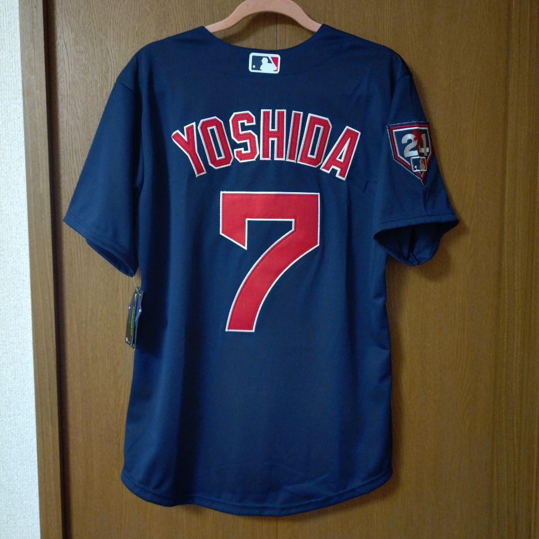 レッドソックス　吉田正尚選手　レプリカユニフォームS　ネイビー