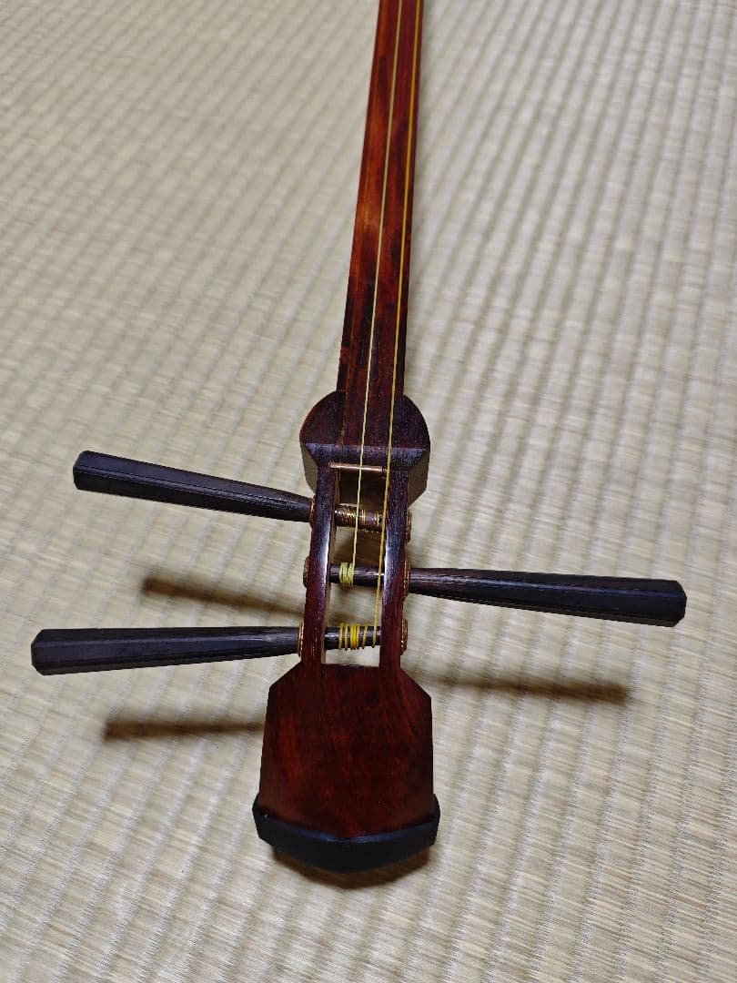 三味線本体 皮破れなし 駒付き