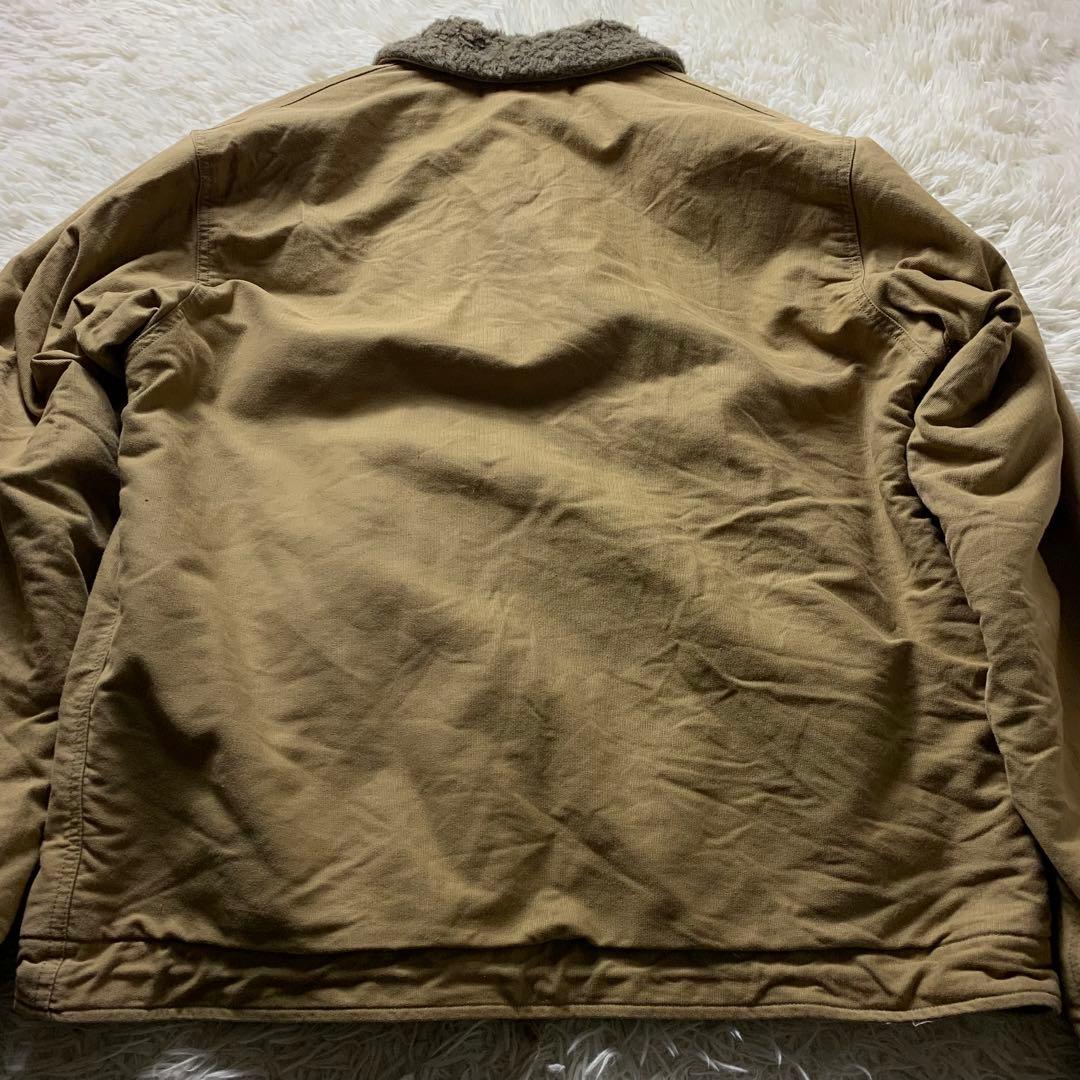 k*e様 【雰囲気抜群】バズリクソンズ デッキジャケット ベージュ XL BR1