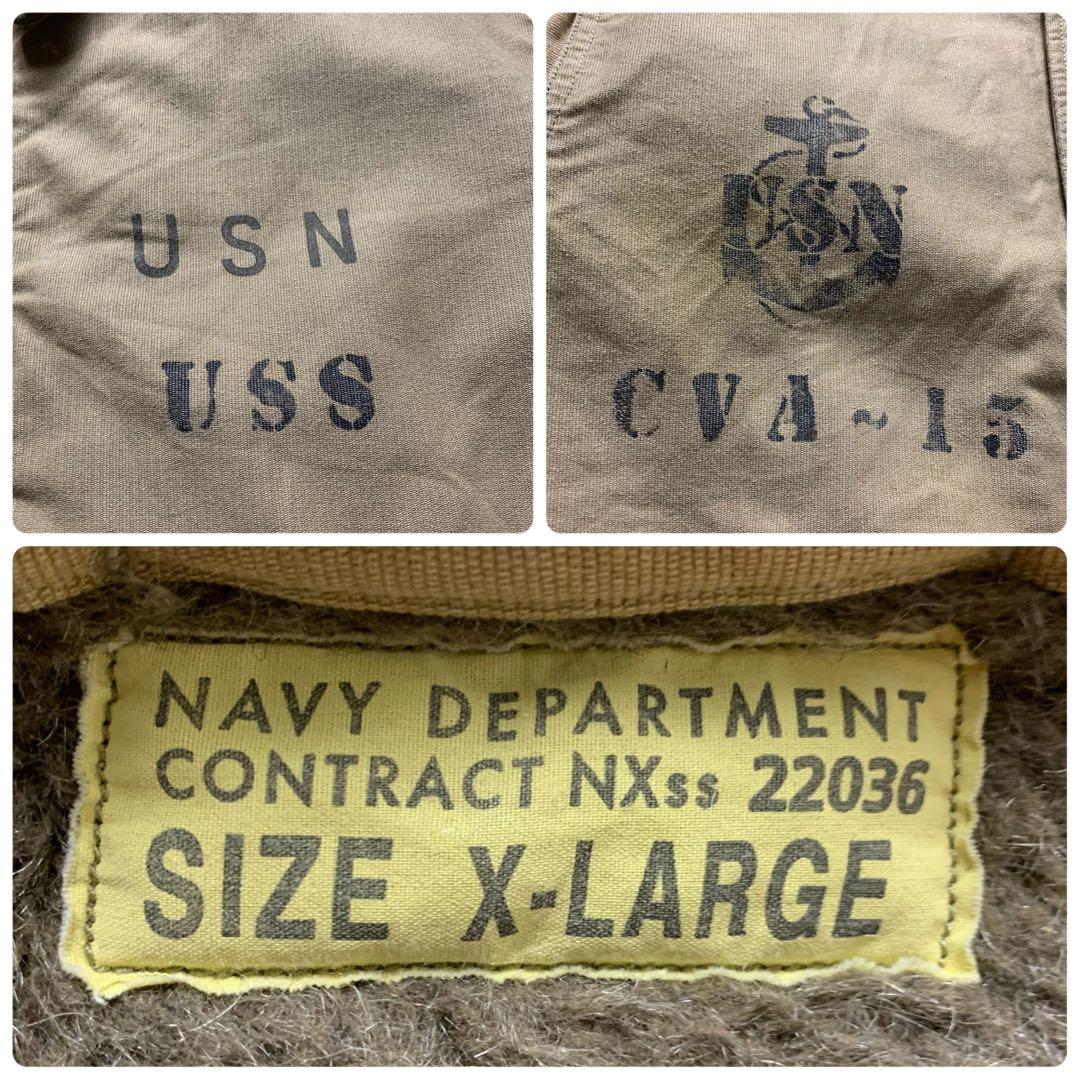 k*e様 【雰囲気抜群】バズリクソンズ デッキジャケット ベージュ XL BR1