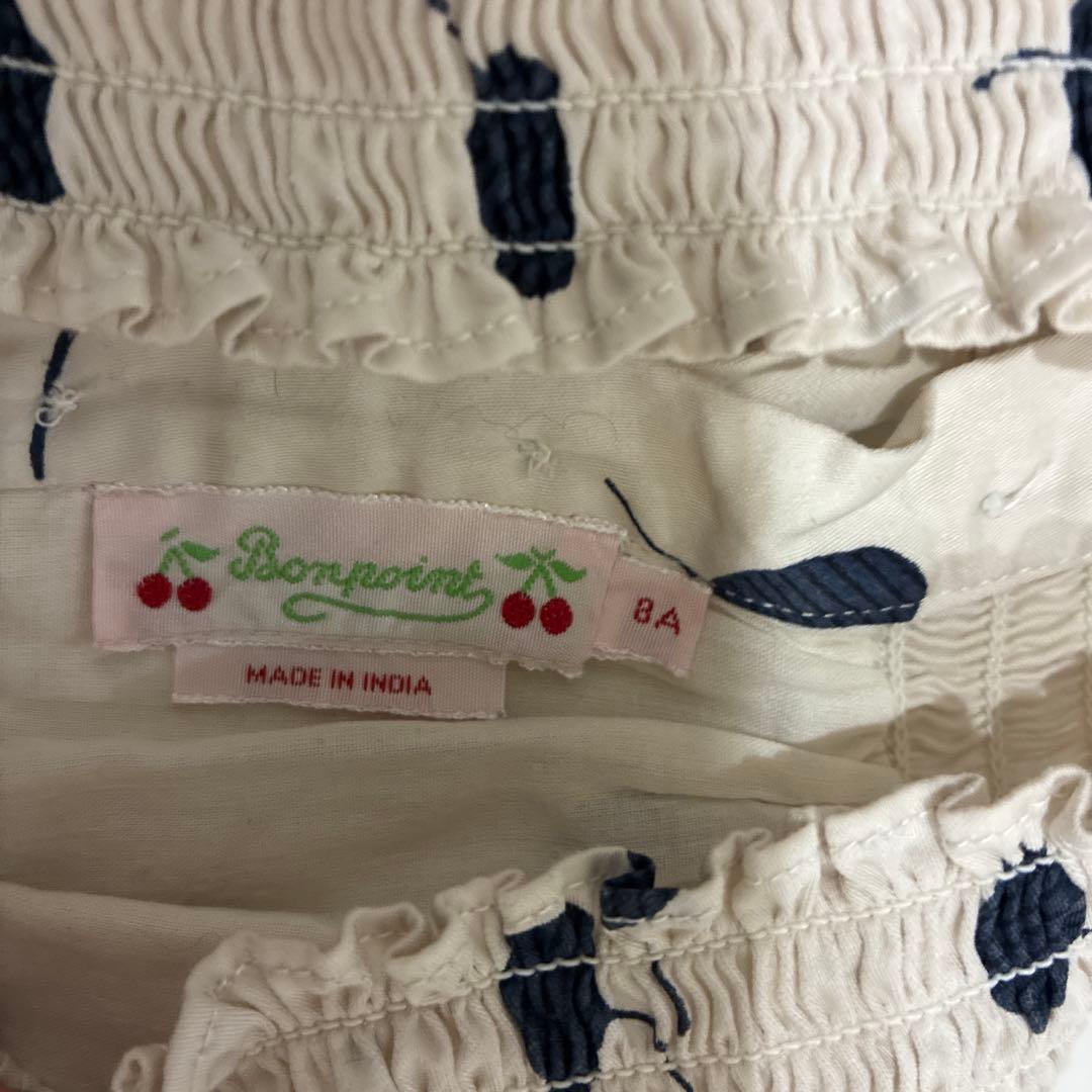 ボンポワン　チェリー柄　ワンピース　8a