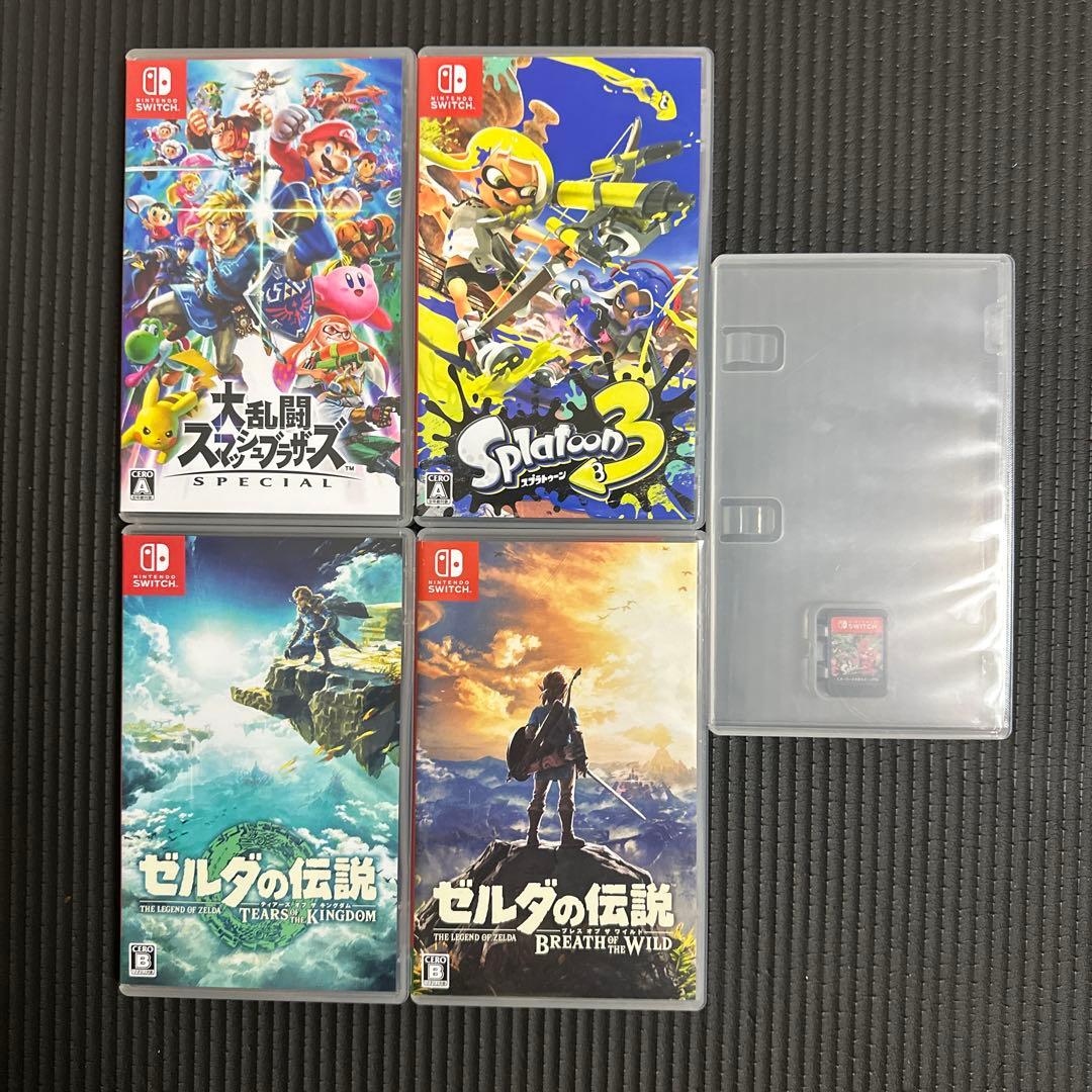 Nintendo Switch ゲーム5本セット ケース付き