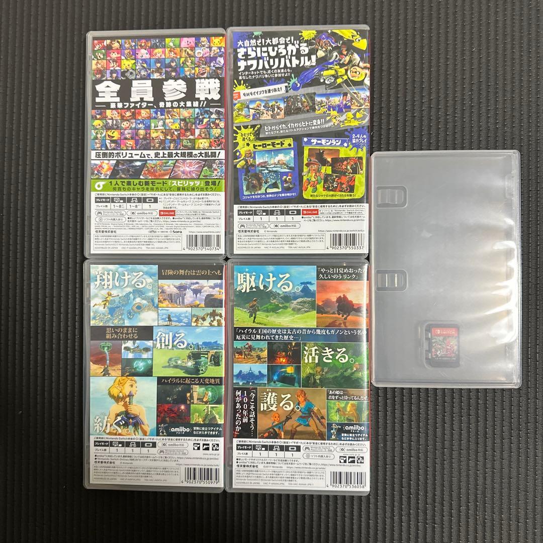 Nintendo Switch ゲーム5本セット ケース付き