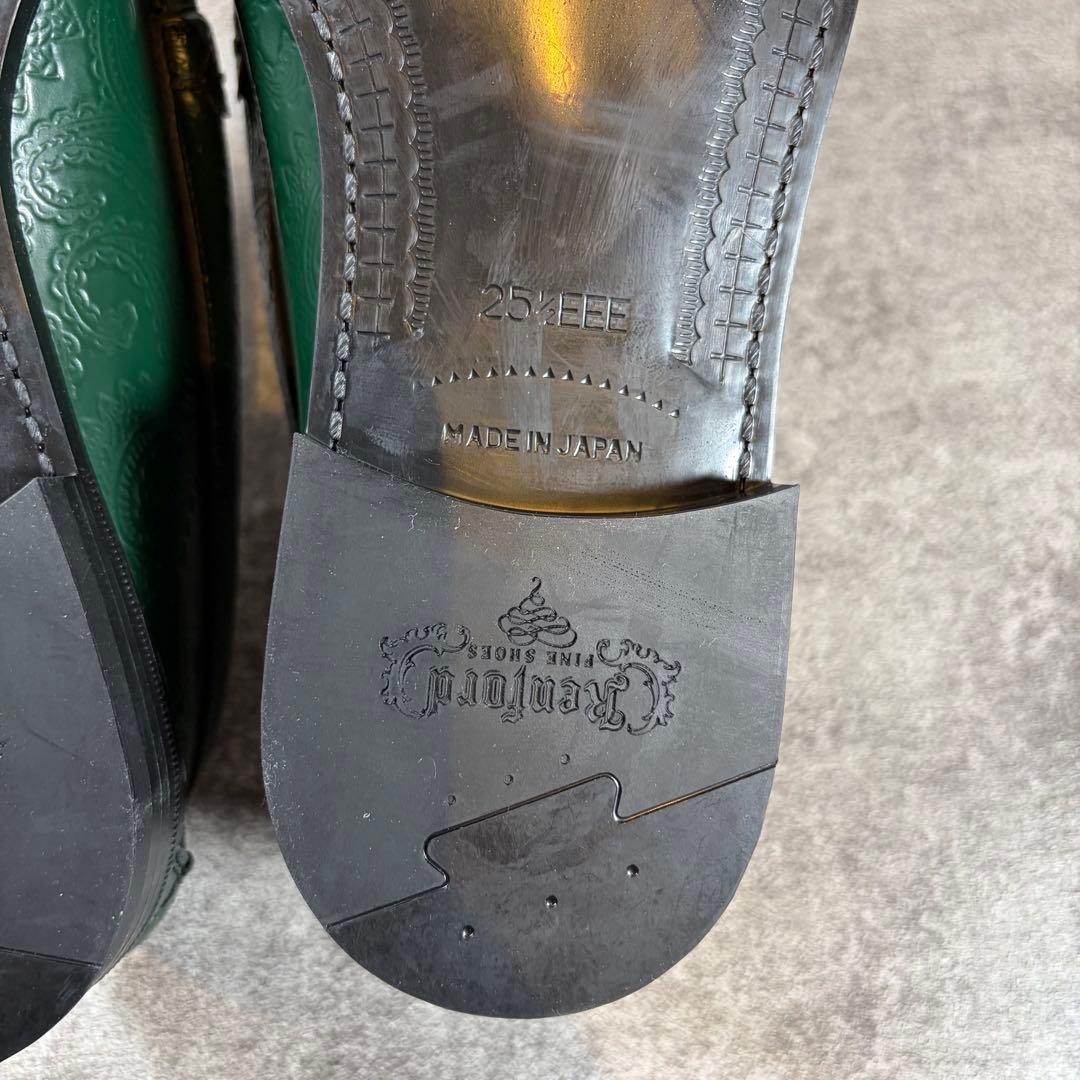 極美品✨KENFORD ケンフォード　ペイズリー　レザー　ローファー　K004