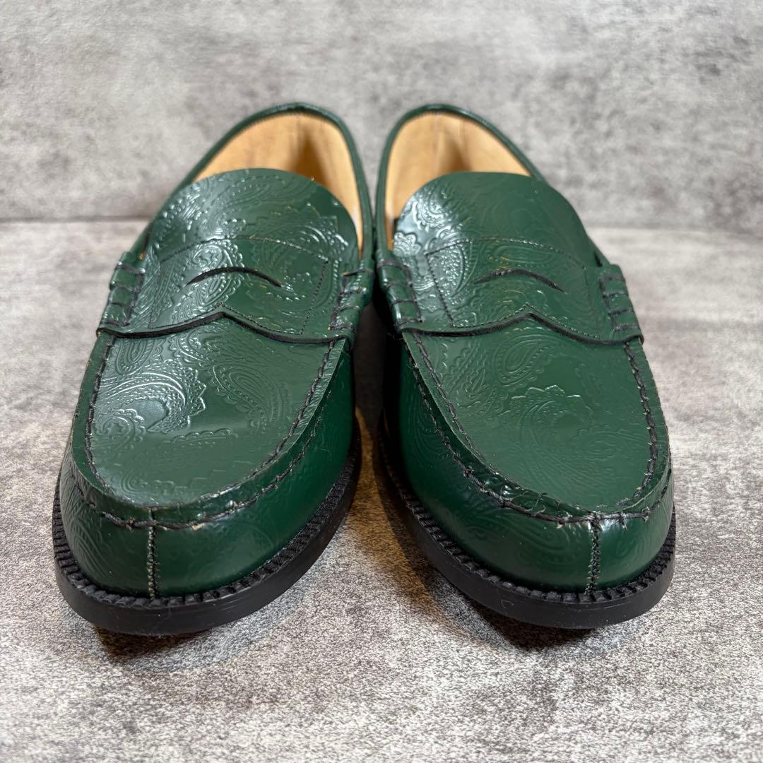 極美品✨KENFORD ケンフォード　ペイズリー　レザー　ローファー　K004