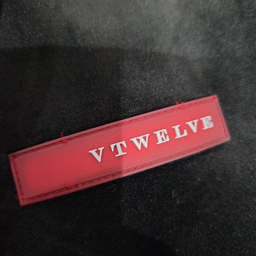 VTWELVE ブラック フルジップフーディ