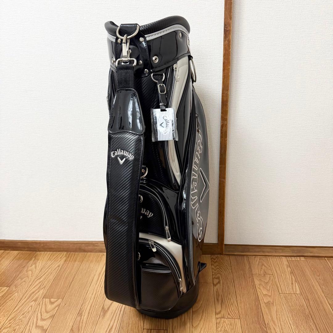 Callaway エナメル製 キャディバッグ 送料無料