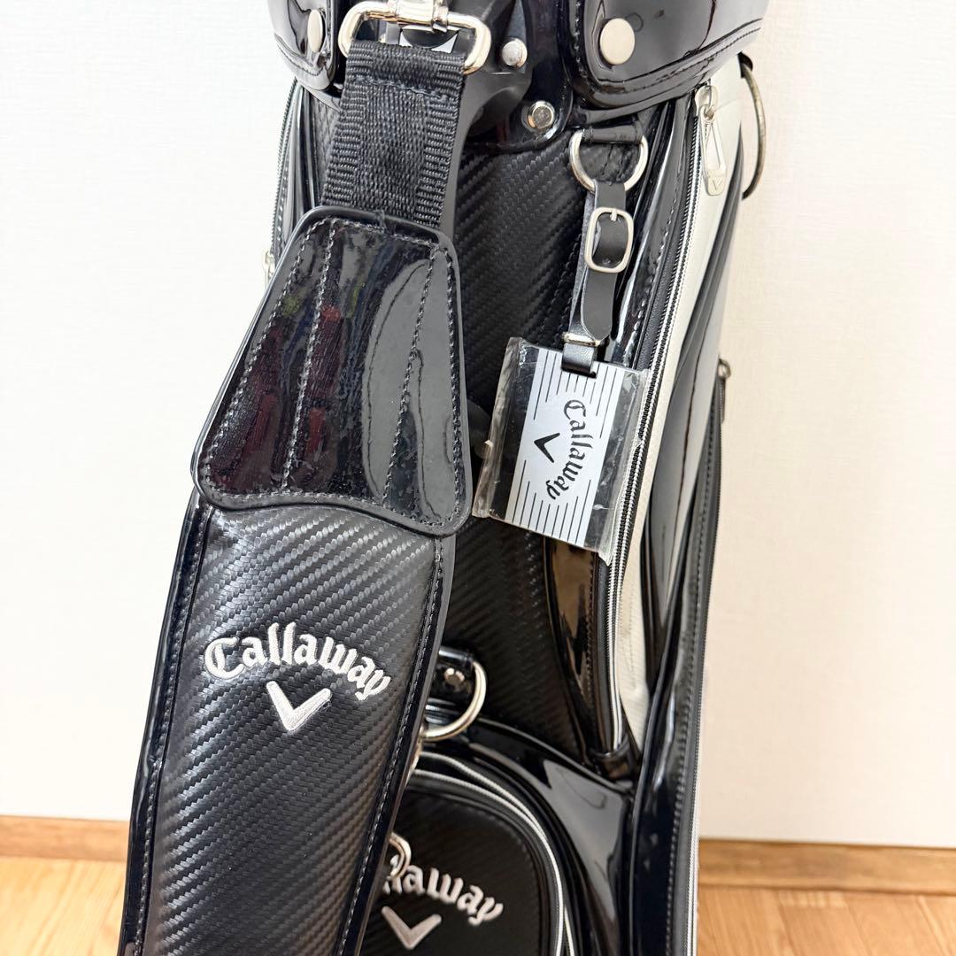 Callaway エナメル製 キャディバッグ 送料無料