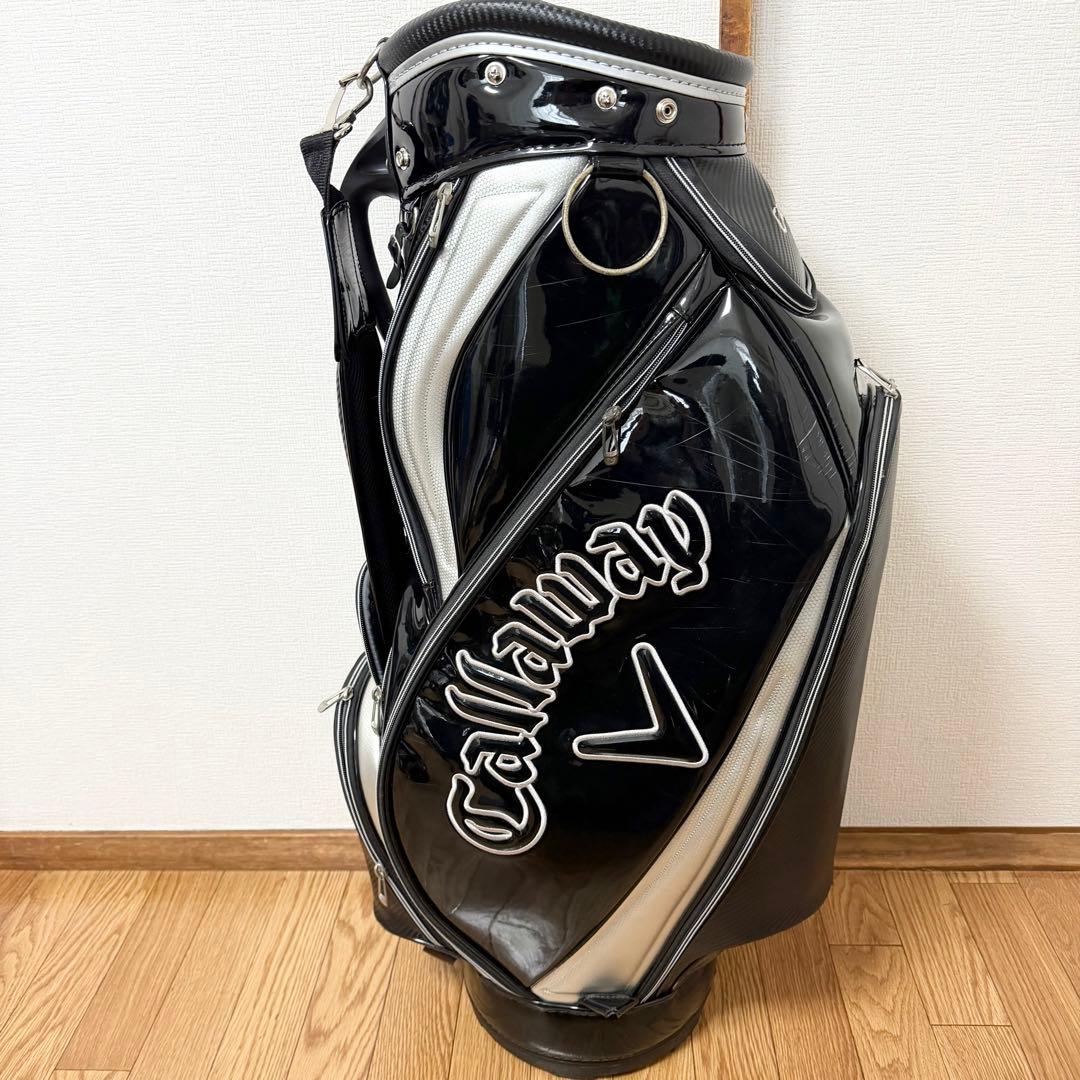 Callaway エナメル製 キャディバッグ 送料無料