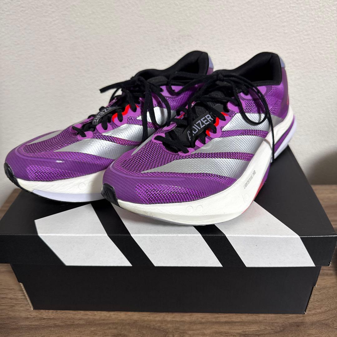 ADIDAS ADIZERO ボストン13 パープル 25.5cm