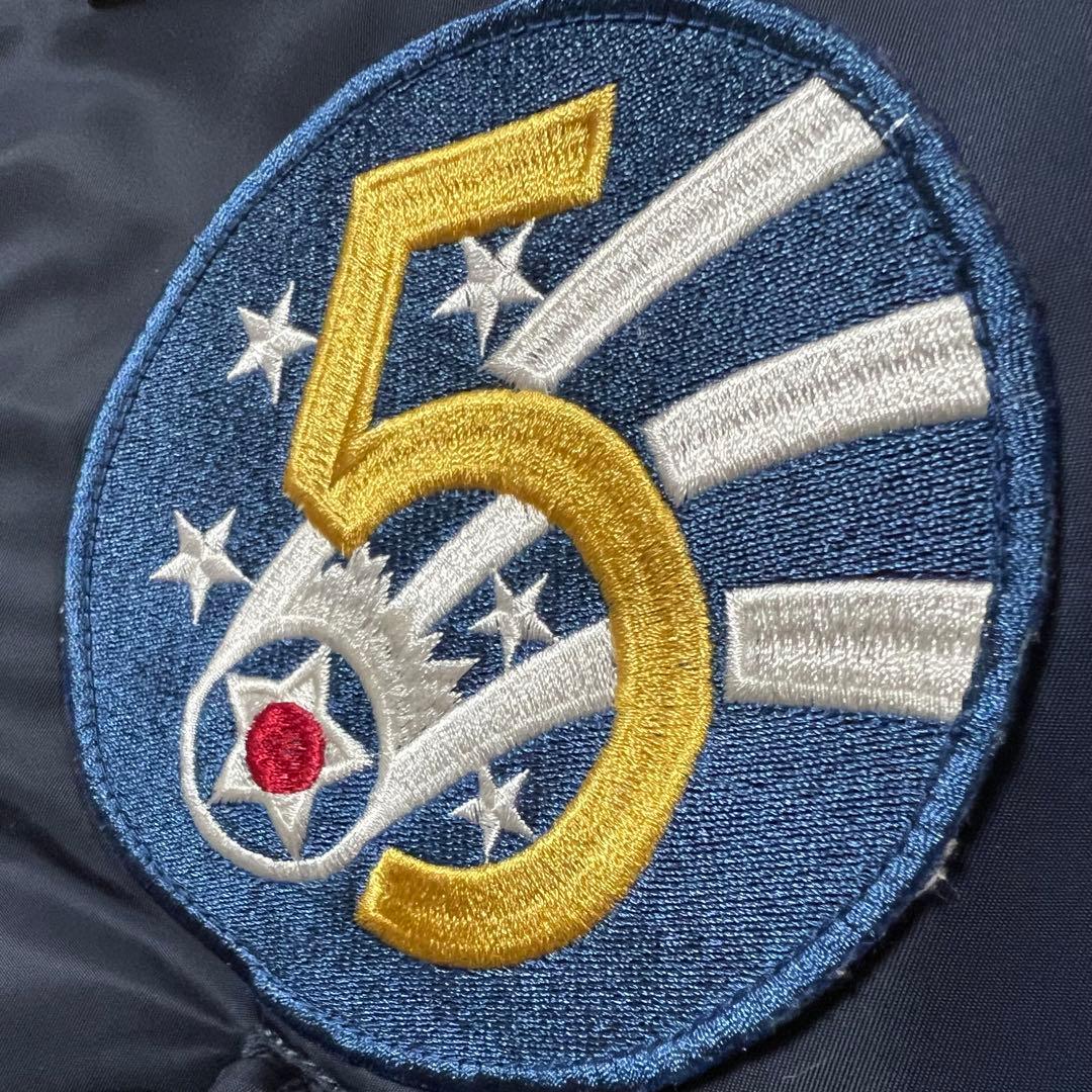 【極美品】AVIREX フライトジャケット L-2A 5th AIR FORCE